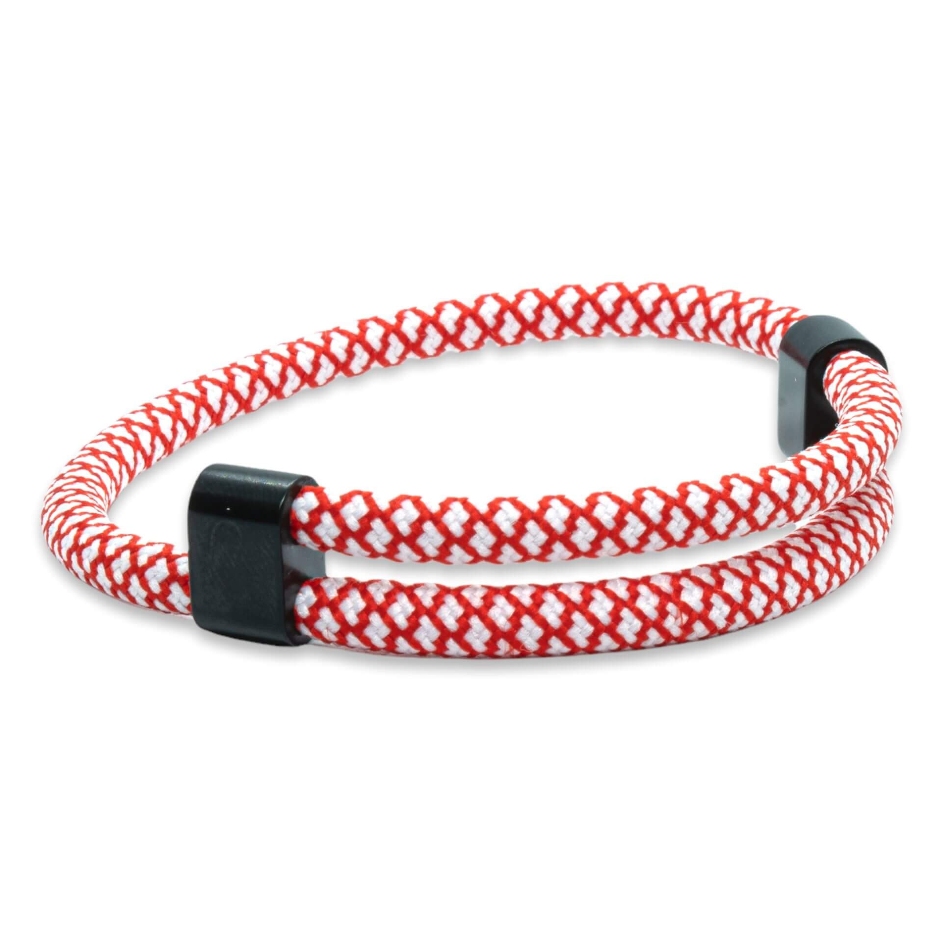 Verstellbares Seil – Weiß Rot
